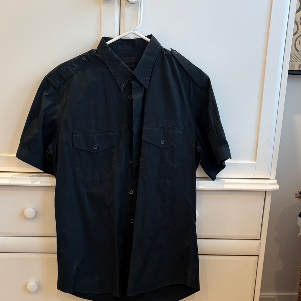 Alexander McQueen Dark Button Down Shirt
